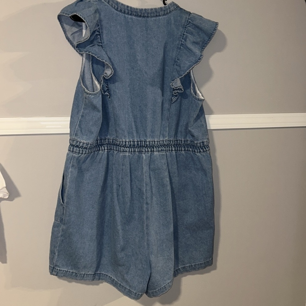 Eloquii Elements Chambray Flutter Sleeve Romper S… - image 6